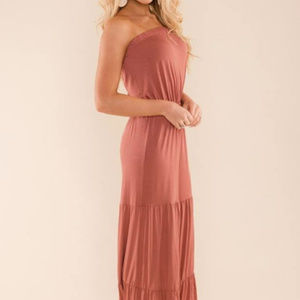 Pink Coconut Boutique Red-Brown Jumpsuit